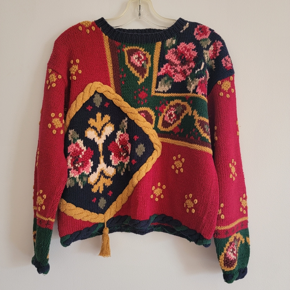 the eagle's eye Vintage Christmas Sweater Size S